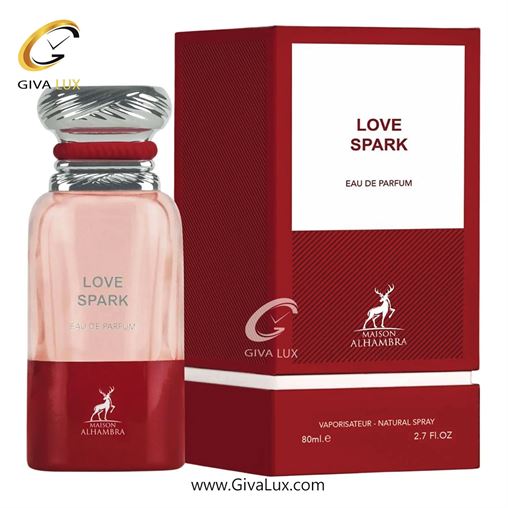 ادو پرفیوم یونیسکس الحمبرا اورجینال مدل Love Spark | لاو اسپارک رایحه مشابه تام فورد الکتریک چری حجم 80 میل